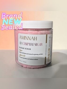 Aminnah Cashmere Sugar Scrub-8 Fl Oz-Brand  New❄️